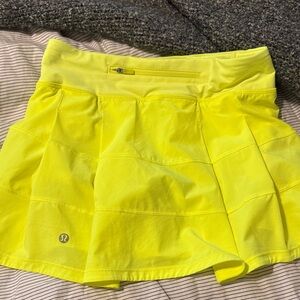 lululemon athletica Yellow Skort